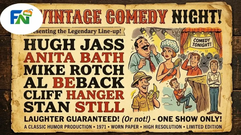 Classic Funny Names Like Ben Dover