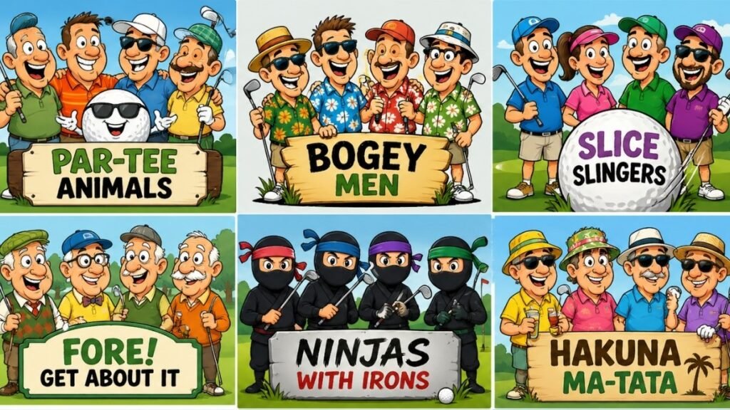 Creative Funny Golf Team Names