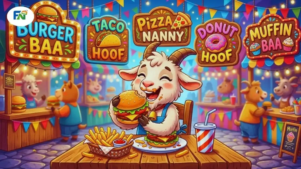 Funny Foodie Goat Names