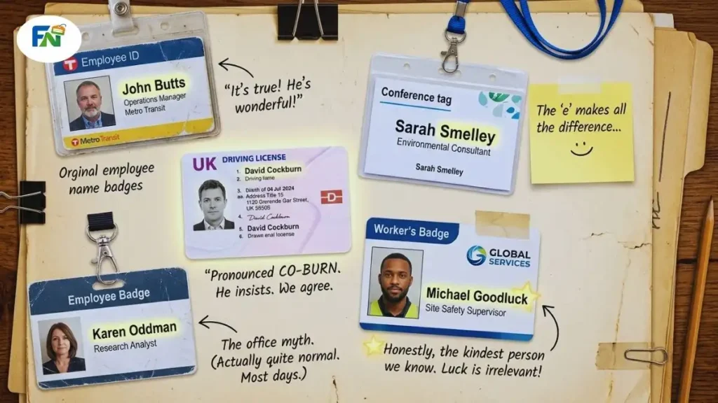 Funny Last Names Real