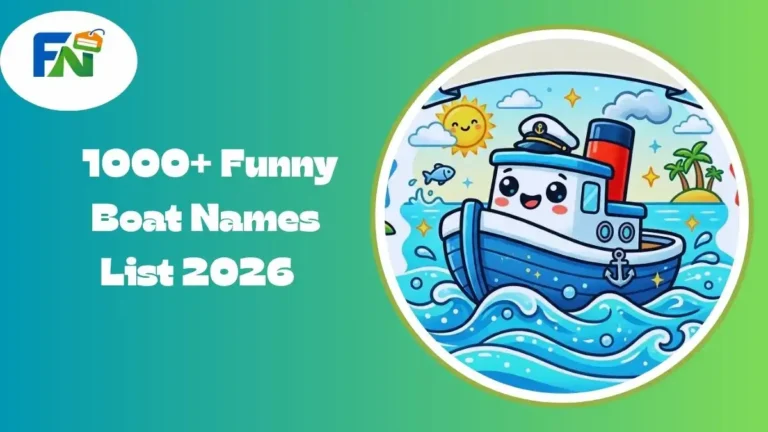 Funny Boat Names