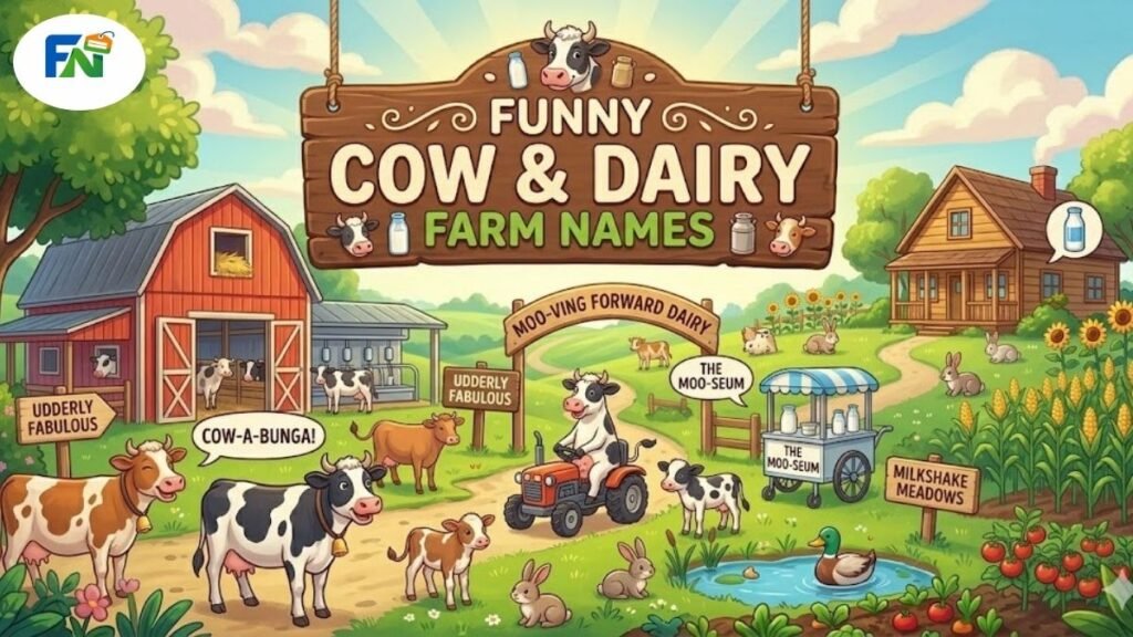 Funny Cow and Dairy Farm Names