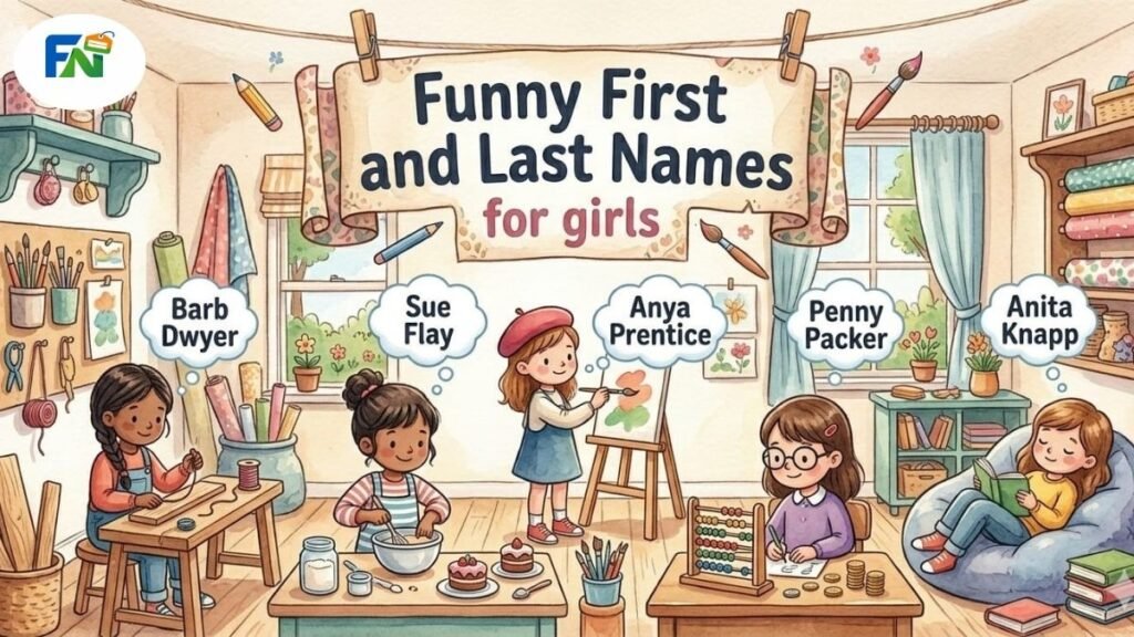 Funny First and Last Names For Girls