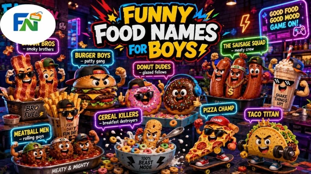 Funny Food Names For Boys