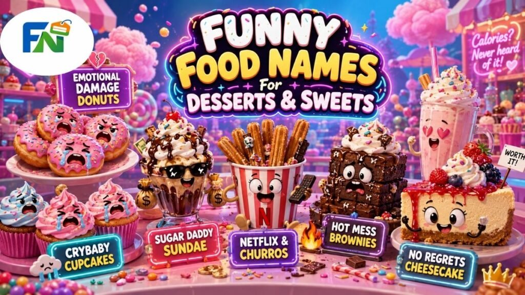 Funny Food Names For Desserts & Sweets