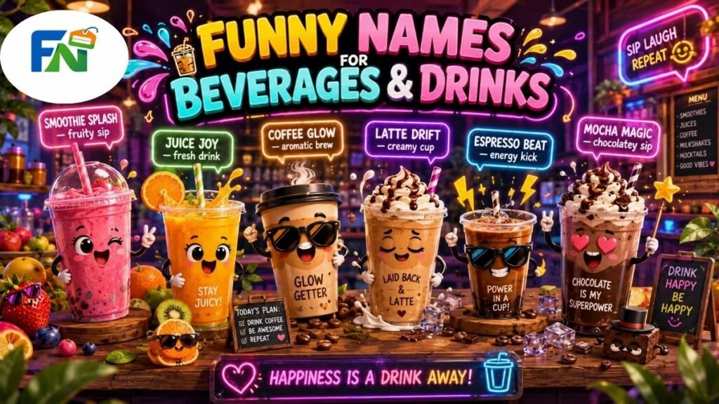 Funny Names For Beverages & Drinks