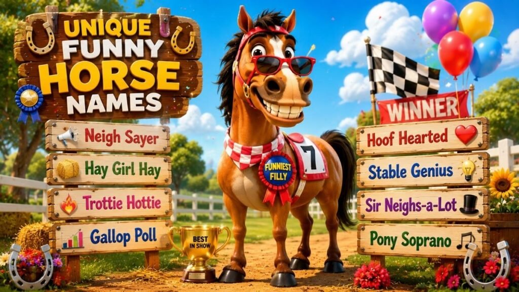 Unique Funny Horse Names