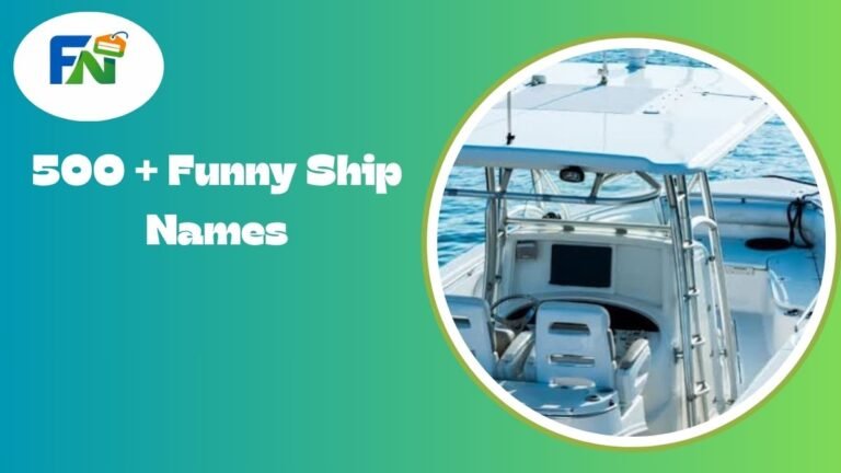 Funny Ship Names