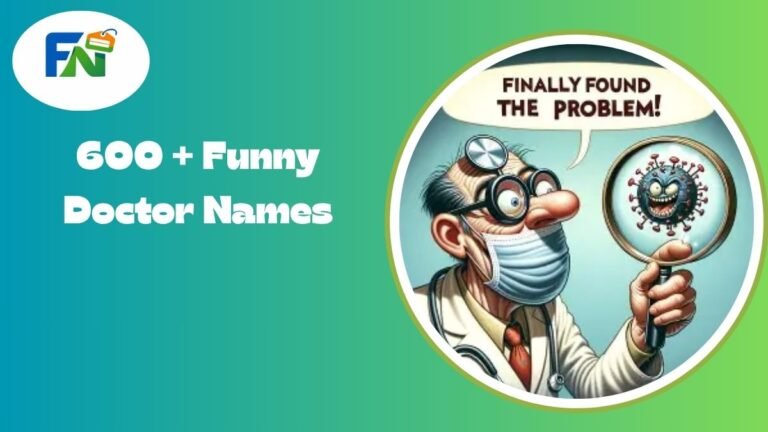 Funny Doctor Names