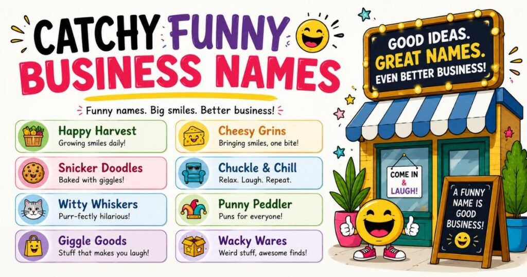 Catchy Funny Business Names