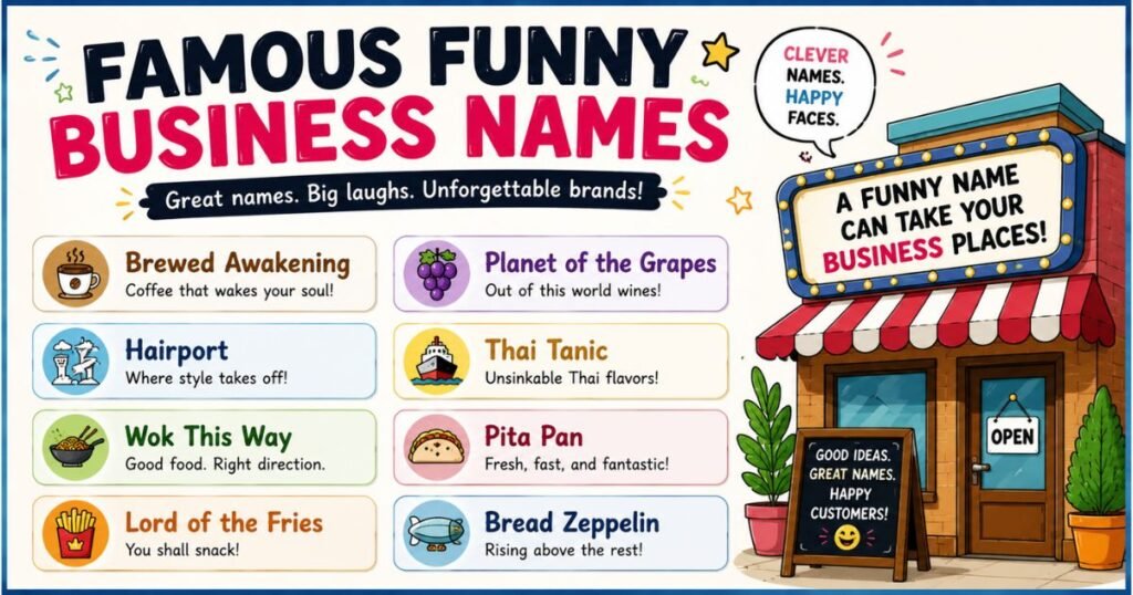 Famous Funny Business Names