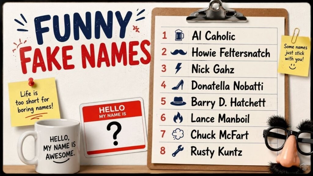 Funny Fake Names