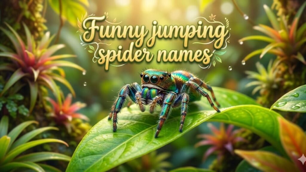 Funny Jumping Spider Names