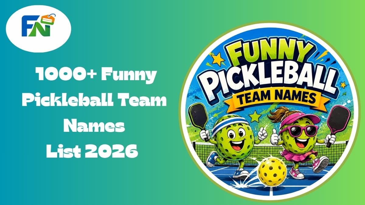 Funny Pickleball Team Names