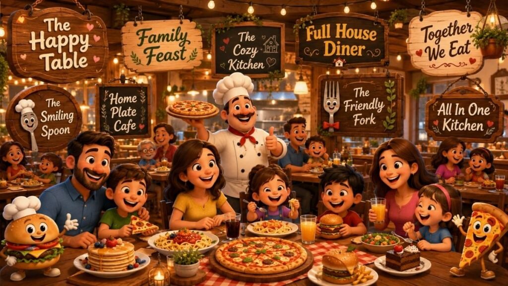 Funny Restaurant Names For Families