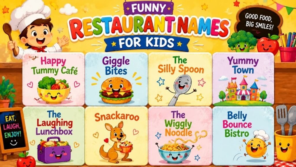 Funny Restaurant Names For Kids