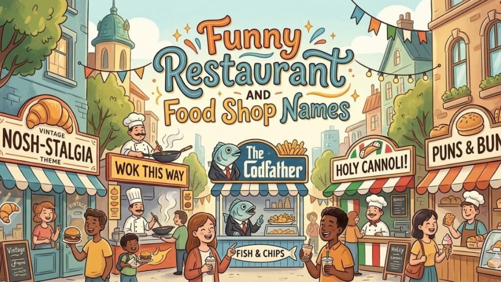 Funny Restaurant and Food Shop Names