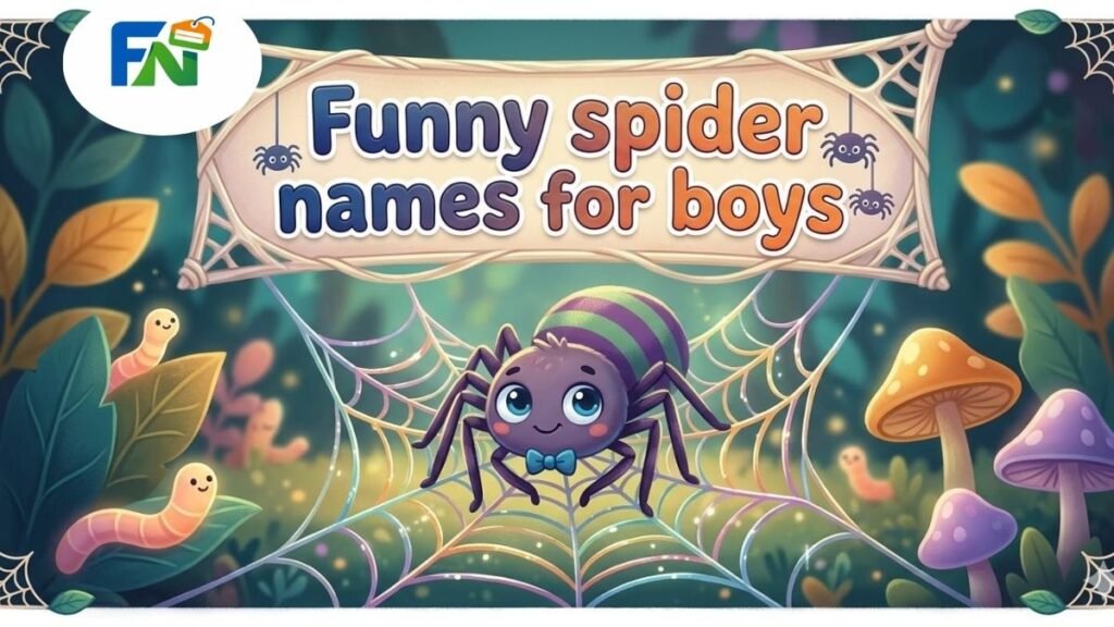 Funny Spider Names For Boys