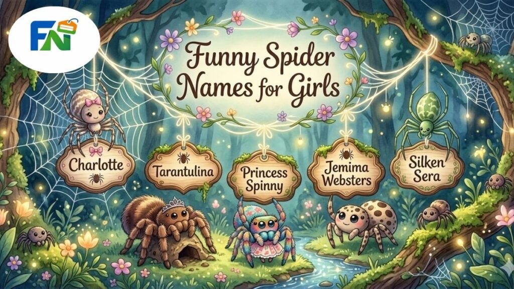 Funny Spider Names For Girls