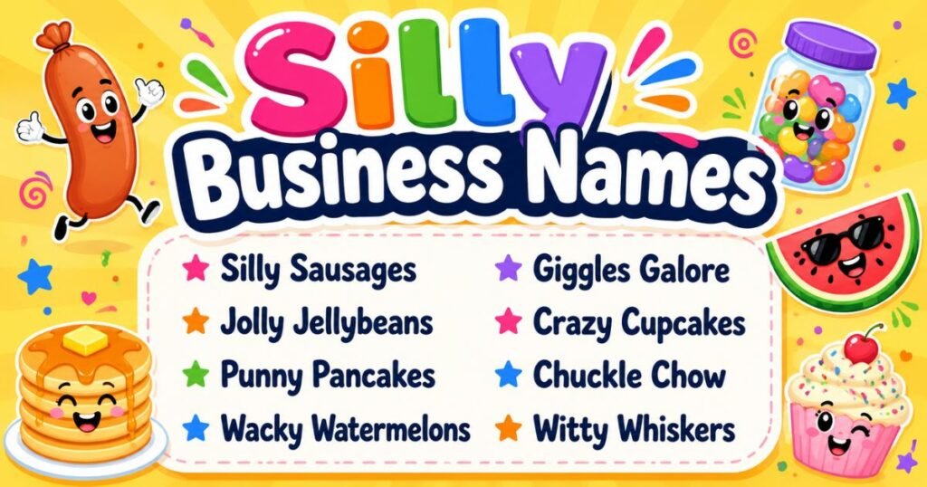 Silly Funny Business Names