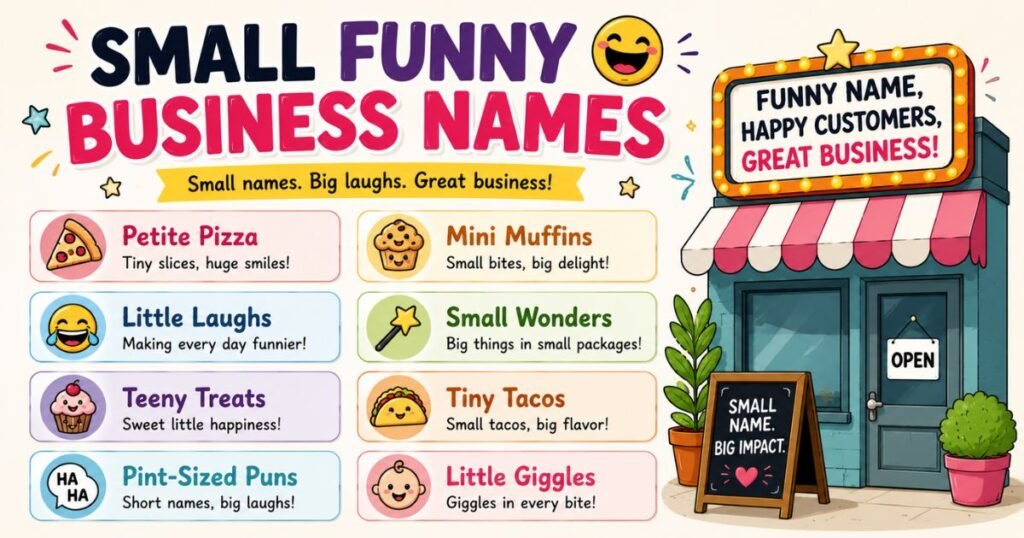Small Funny Business Names