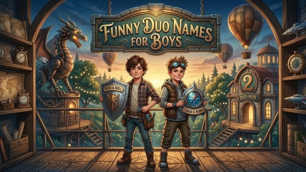 Funny Duo Names for Boys