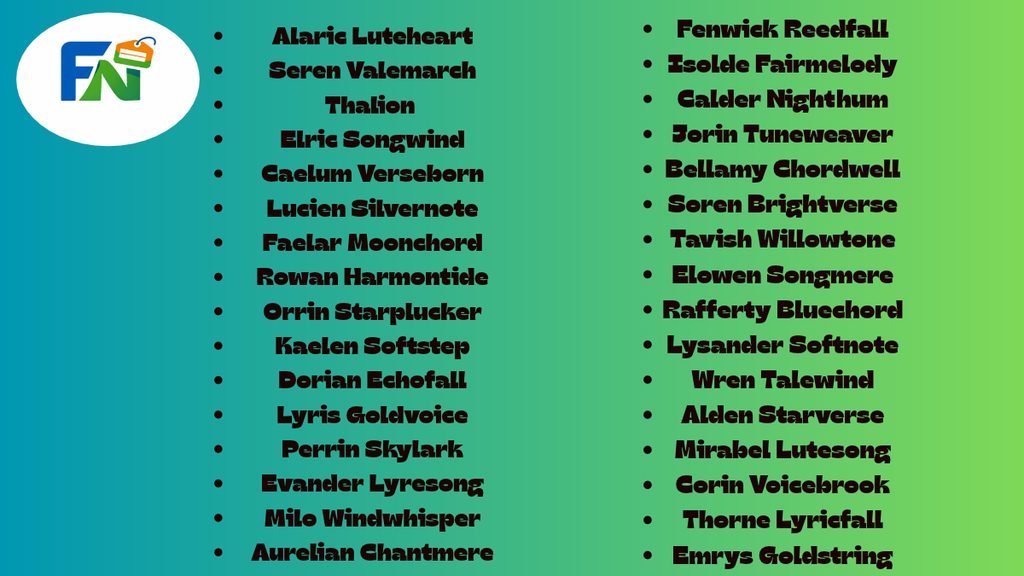 Best Bard Names
