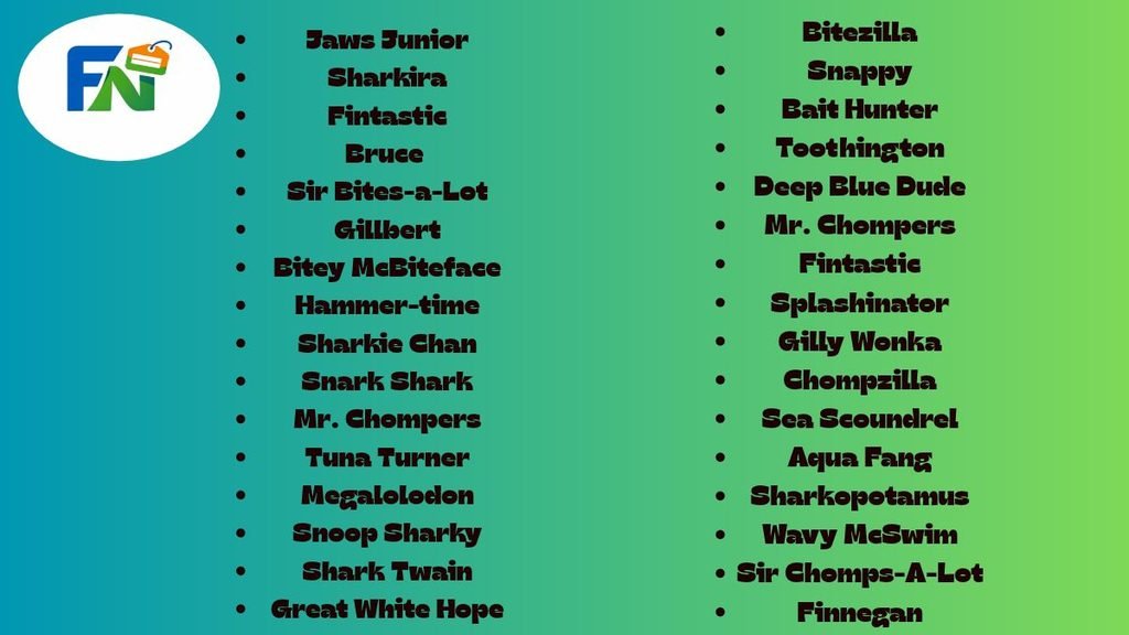 Funny Shark Names