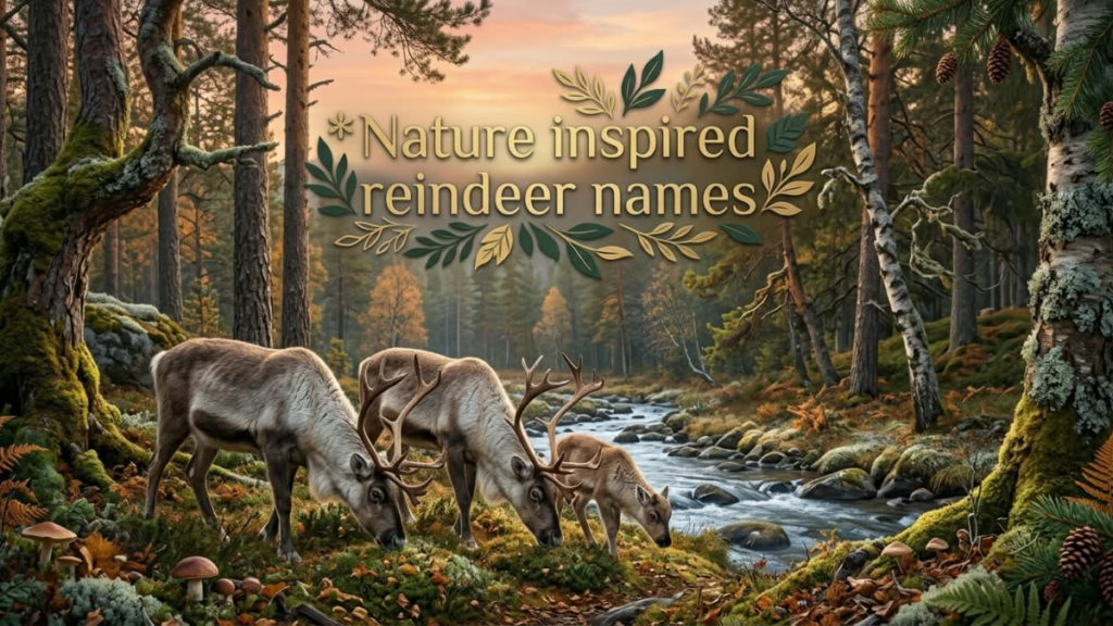 Nature-Inspired Reindeer Names