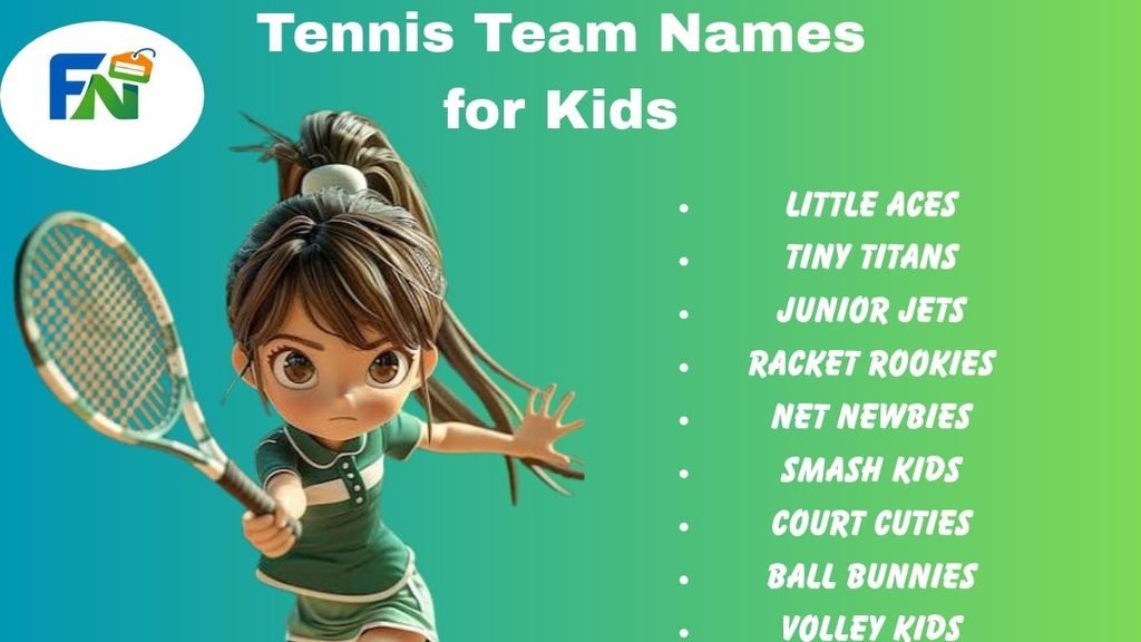 Tennis team names for kids